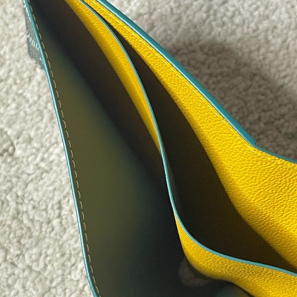 New Goyard Bi Fold Victoire Full Size Wallet - Coveted Green Canvas - Picture 13 of 14